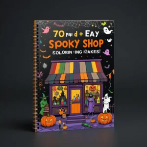 70+ pages bold & easy spooky shop coloring pages
