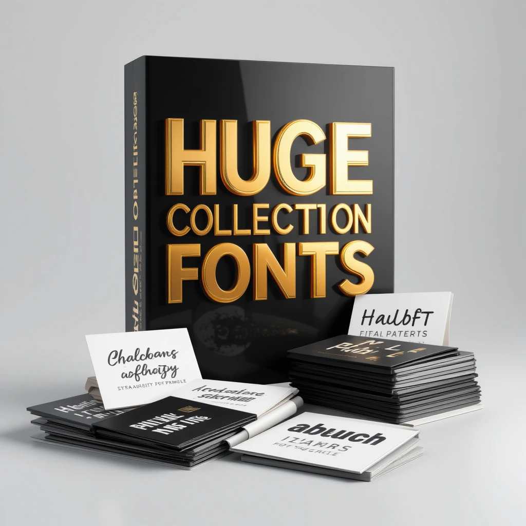 π₯ Huge Collection of Fonts β The Ultimate Typography Bundle! π₯