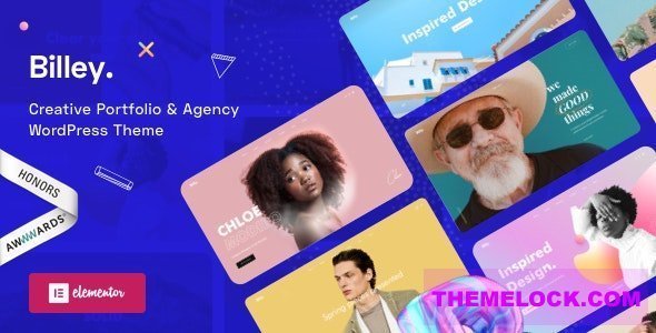 Billey – Creative Portfolio & Agency WordPress Theme